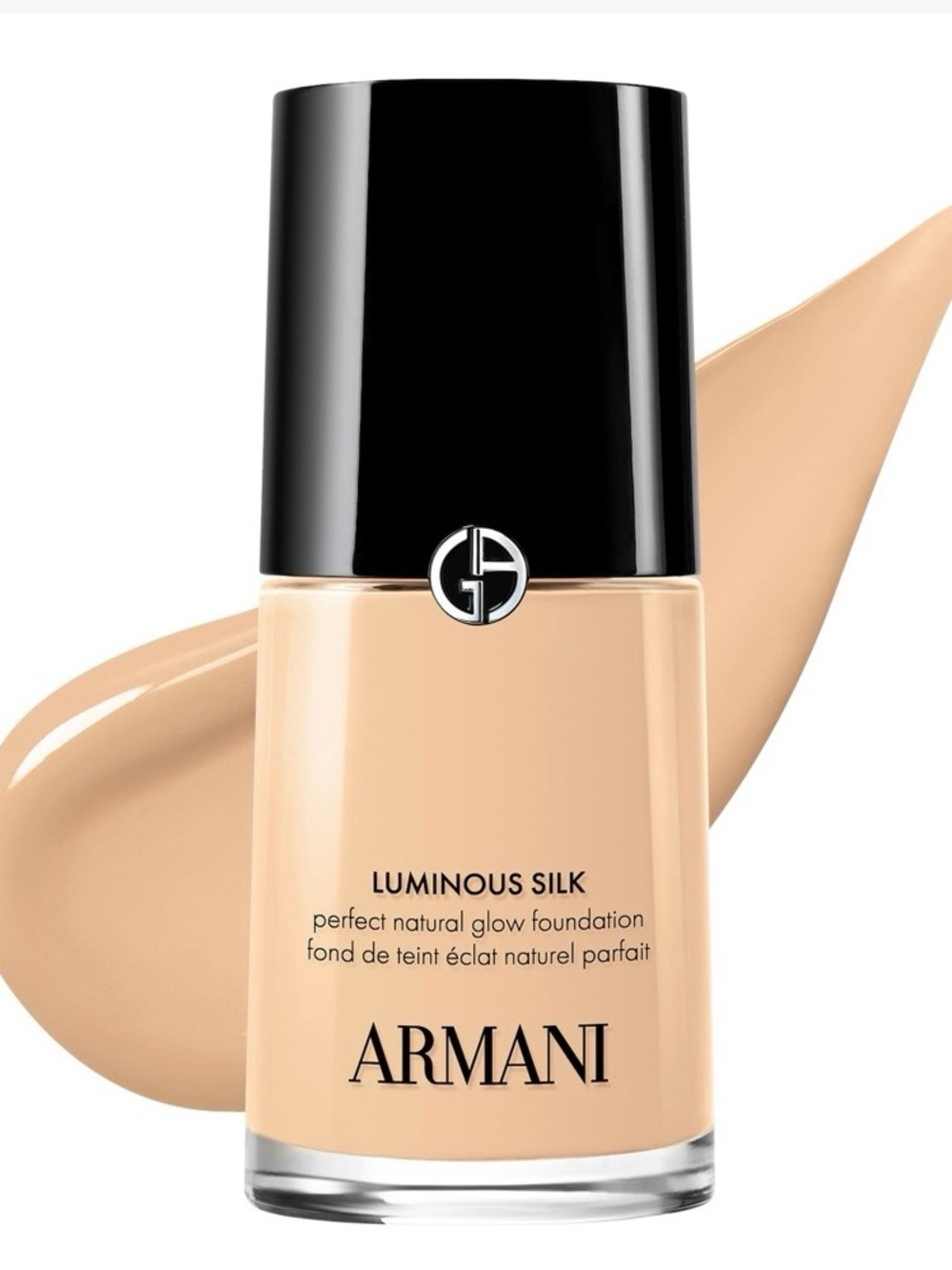 Armani Foundation
Luminous Silk Natural Glow color 5.1 light cool pink